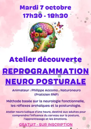 Atelier - Reprogrammation Neuro-Posturale - 07/10 - 17h30-18h30