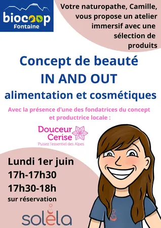 Atelier CONCEPT DE BEAUTÉ IN & OUT - 01/06 - 17H-17H30 / 17H30-18H